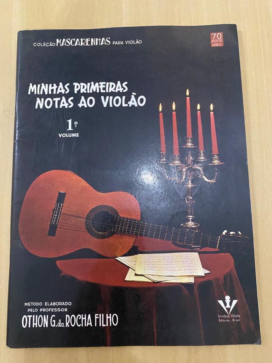 Minhas Primeiras Notas Ao Violão 1º Volume Livro Irmãos Vitale