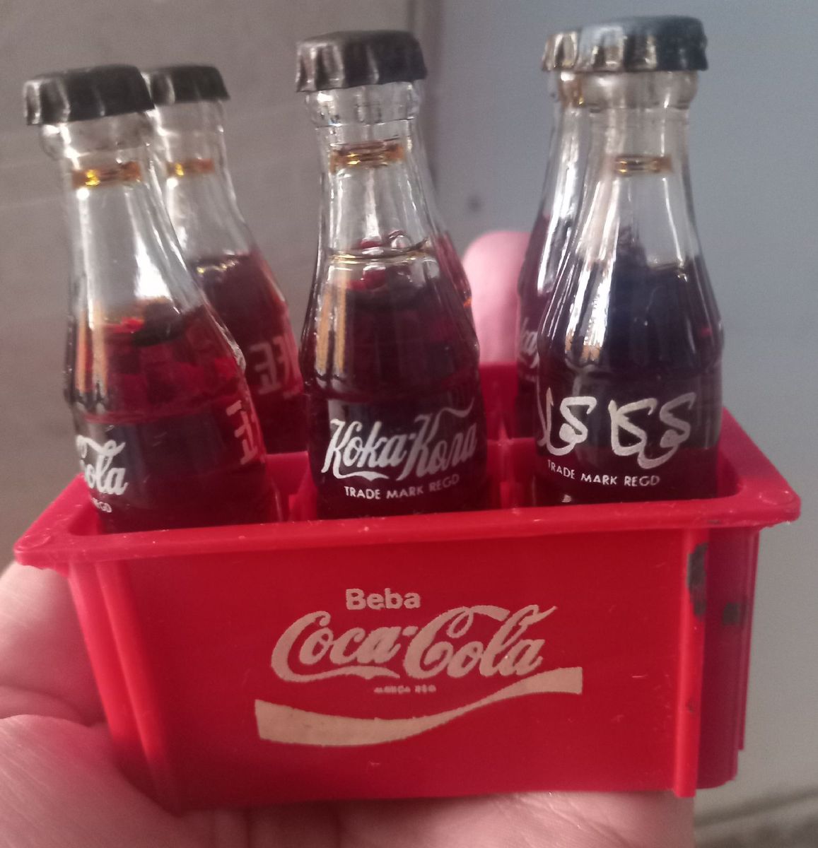 Mini Garrafinhas Coca Cola Colecionáveis Produto Vintage e Retro Coca