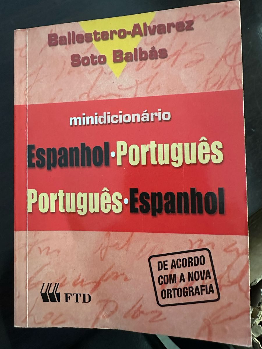 Minidicionário Espanhol Português e Português Espanhol Livro