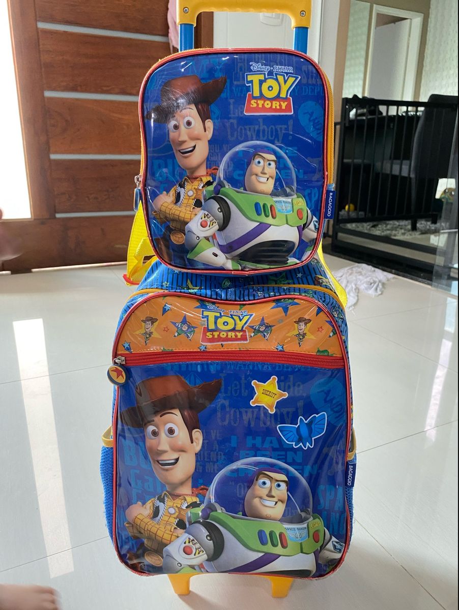 Mochila Lancheira Toy Story Mochila Feminina Bagagio Usado