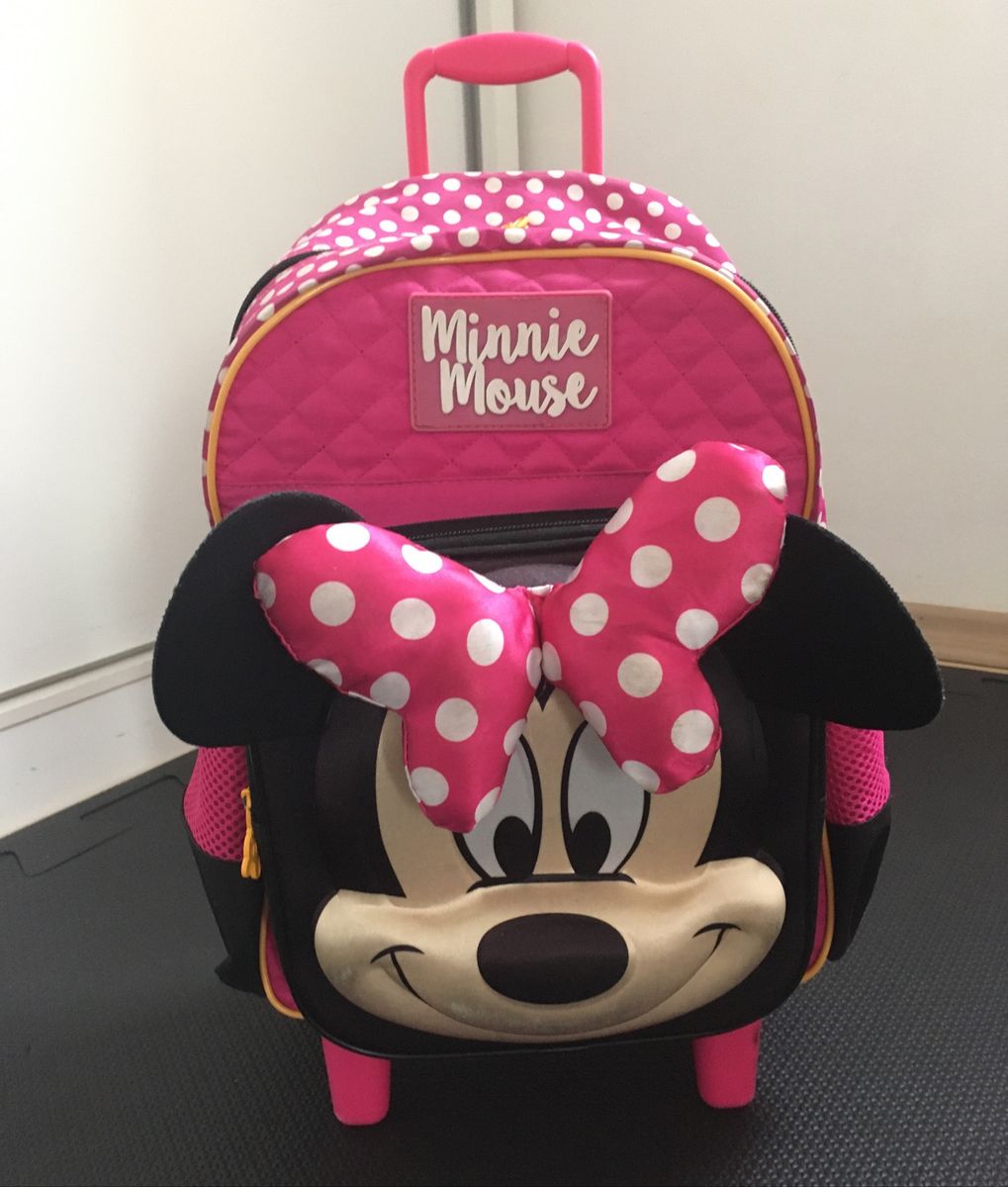 Mochila De Rodinha Minnie Item Infantil Sestini Usado Enjoei