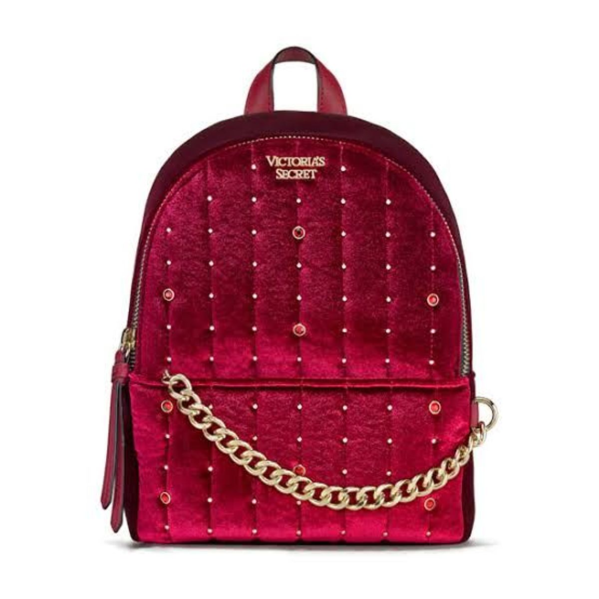 Mochila Victoria S Secret Mini Cristais Bordo Original Mochila