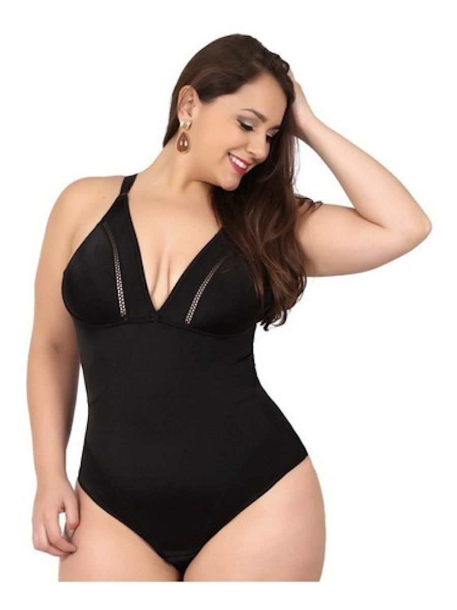 Modelador Body Redutor Lucitex Alta Sustentação Lingerie Feminina