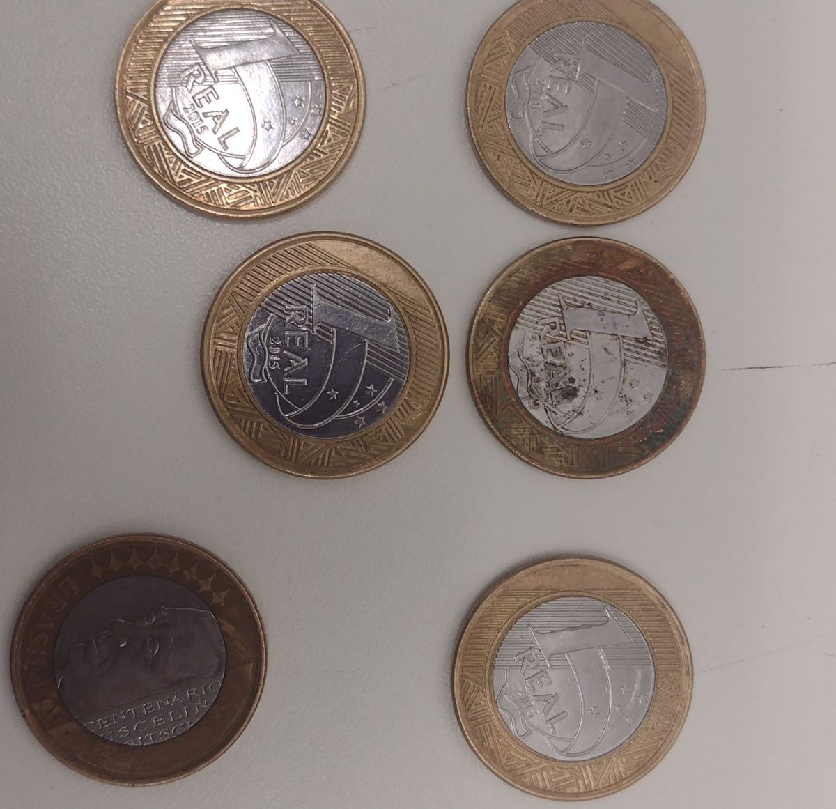 Moedas de 1 Real Das Olimpíadas Item Info Eletro Moedas Usado