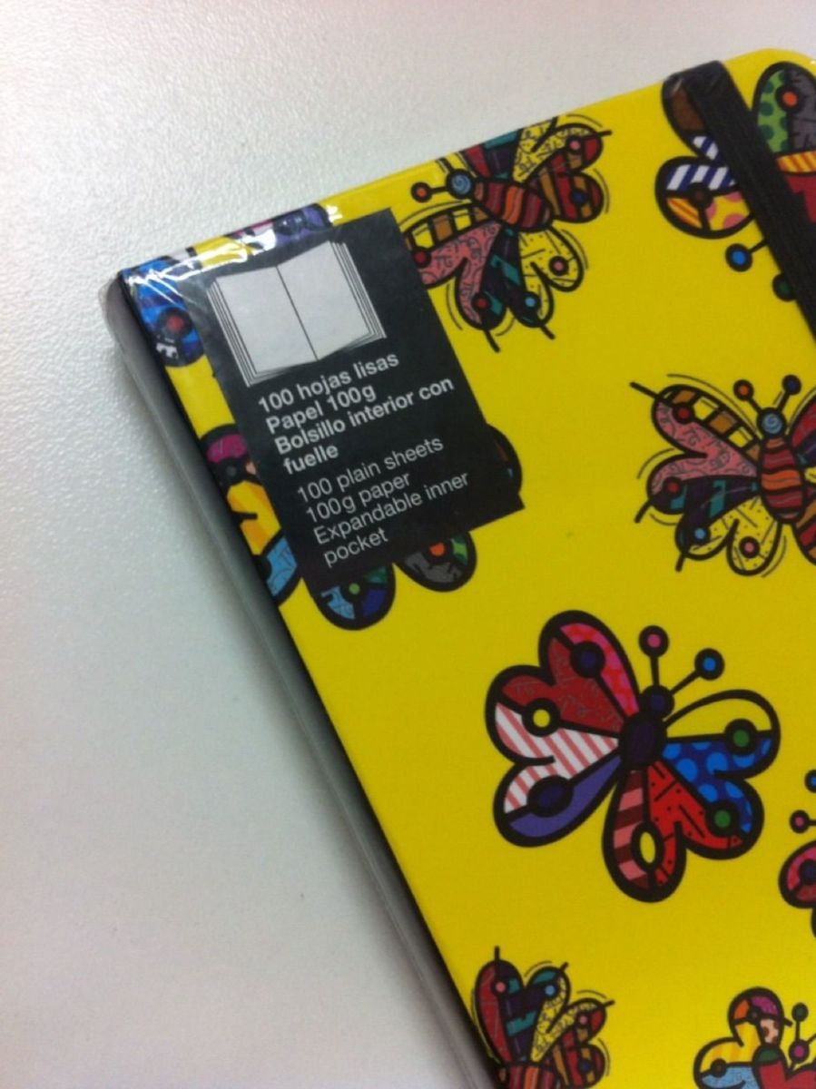 Moleskine Romero Britto Item De Papelaria Romero Britto Nunca Usado