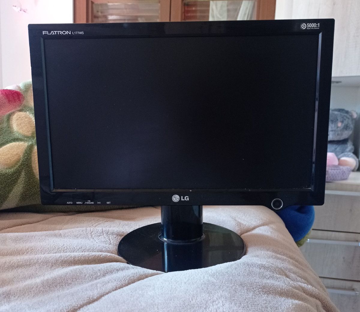 Monitor Flatron L177ws Da Lg Computador Desktop Lg Usado 76485238