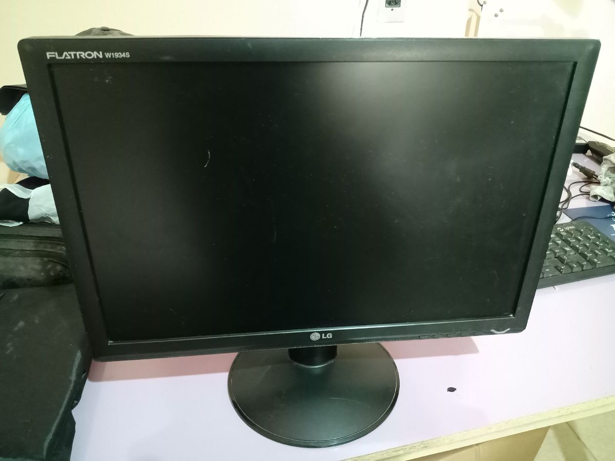 Monitor Lg Flatron 19 W1934s Computador Desktop Lg Usado 78814893