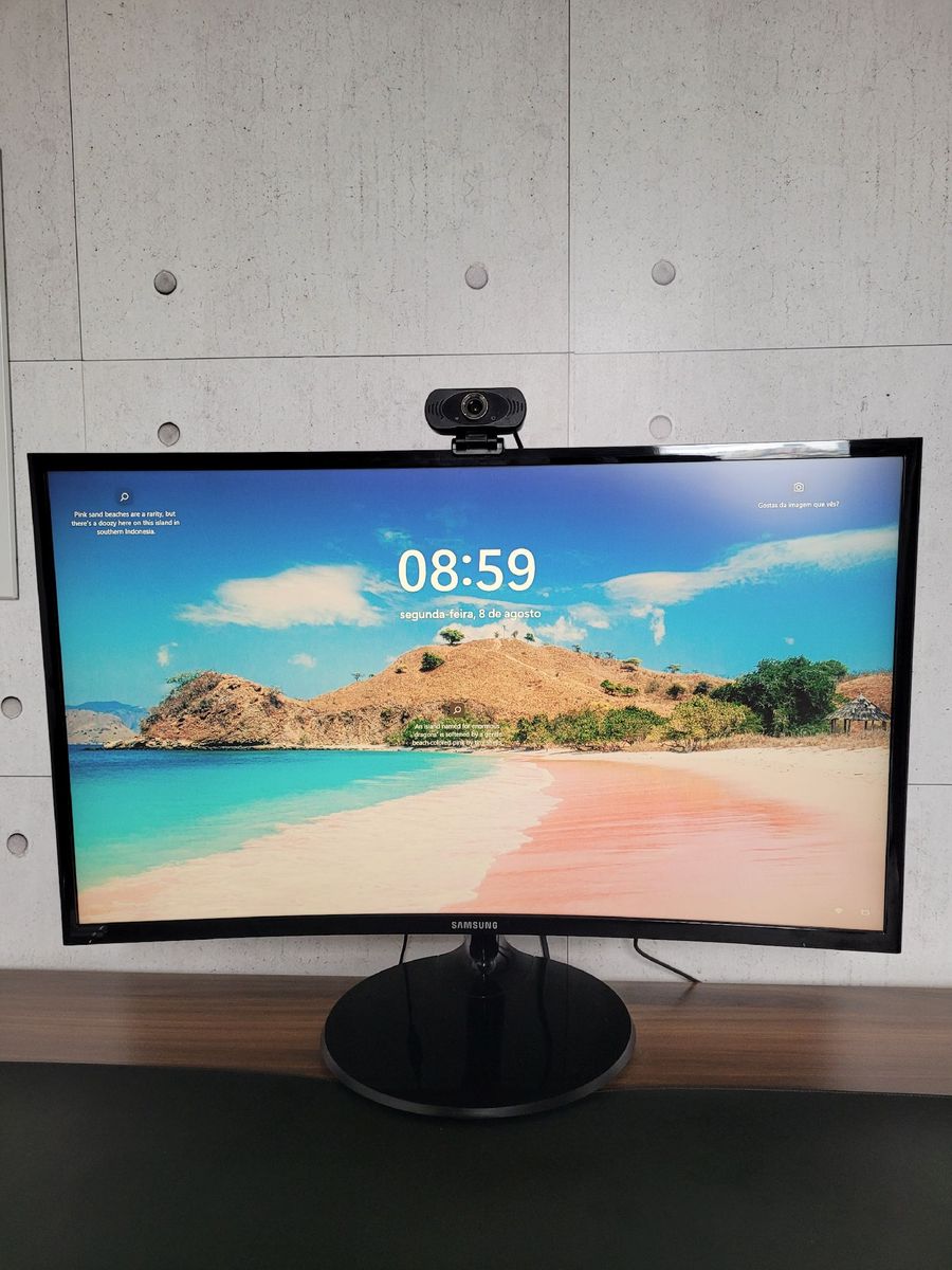 Monitor Samsung Led Curvo Wide Full Hd Hdmi Vga Freesync Tv