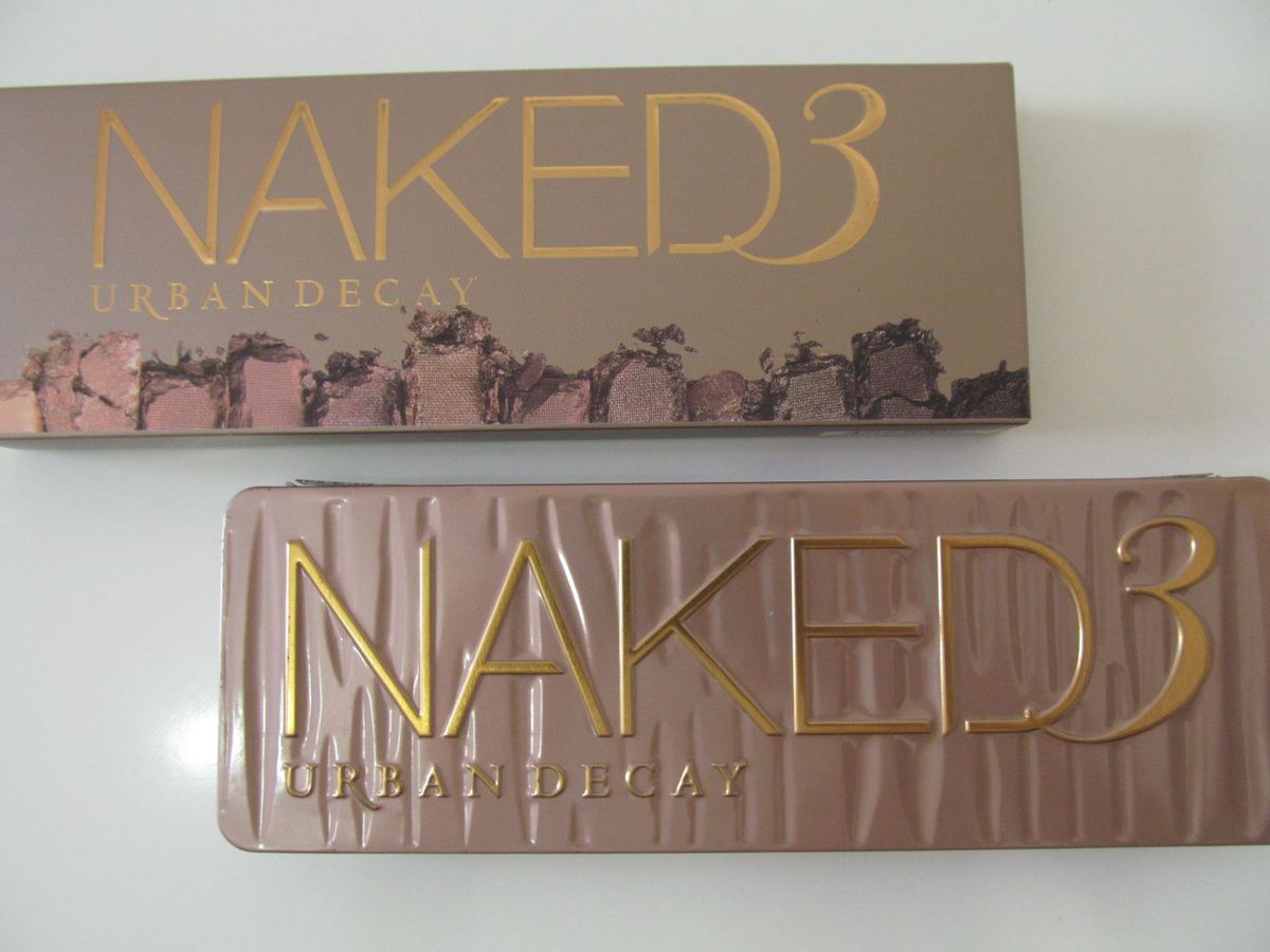 Naked 3 Eye Shadow Palette Maquiagem Feminina Urban Decay Usado