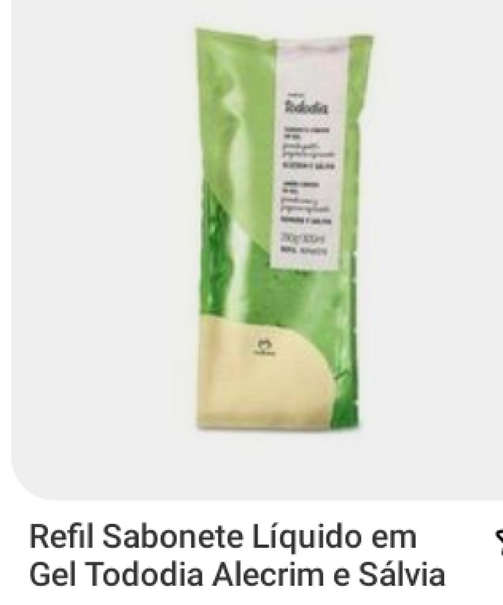 Natura Tododia Sabonete Líquido em Gel Alecrim e Sálvia 300ml