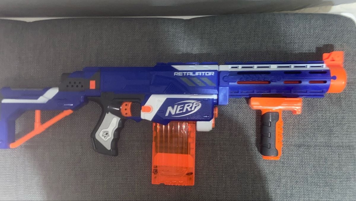 Nerf N Strike Elite Retaliator Dardos Brinquedo Hasbro Usado