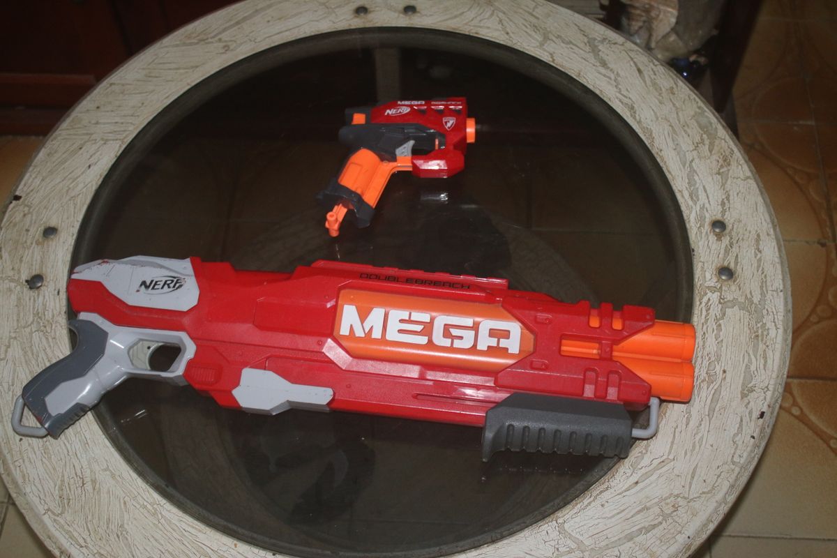 Nerf N Strike Mega Doublebreach B9789 Nerf Mega Big Shock Brinquedo