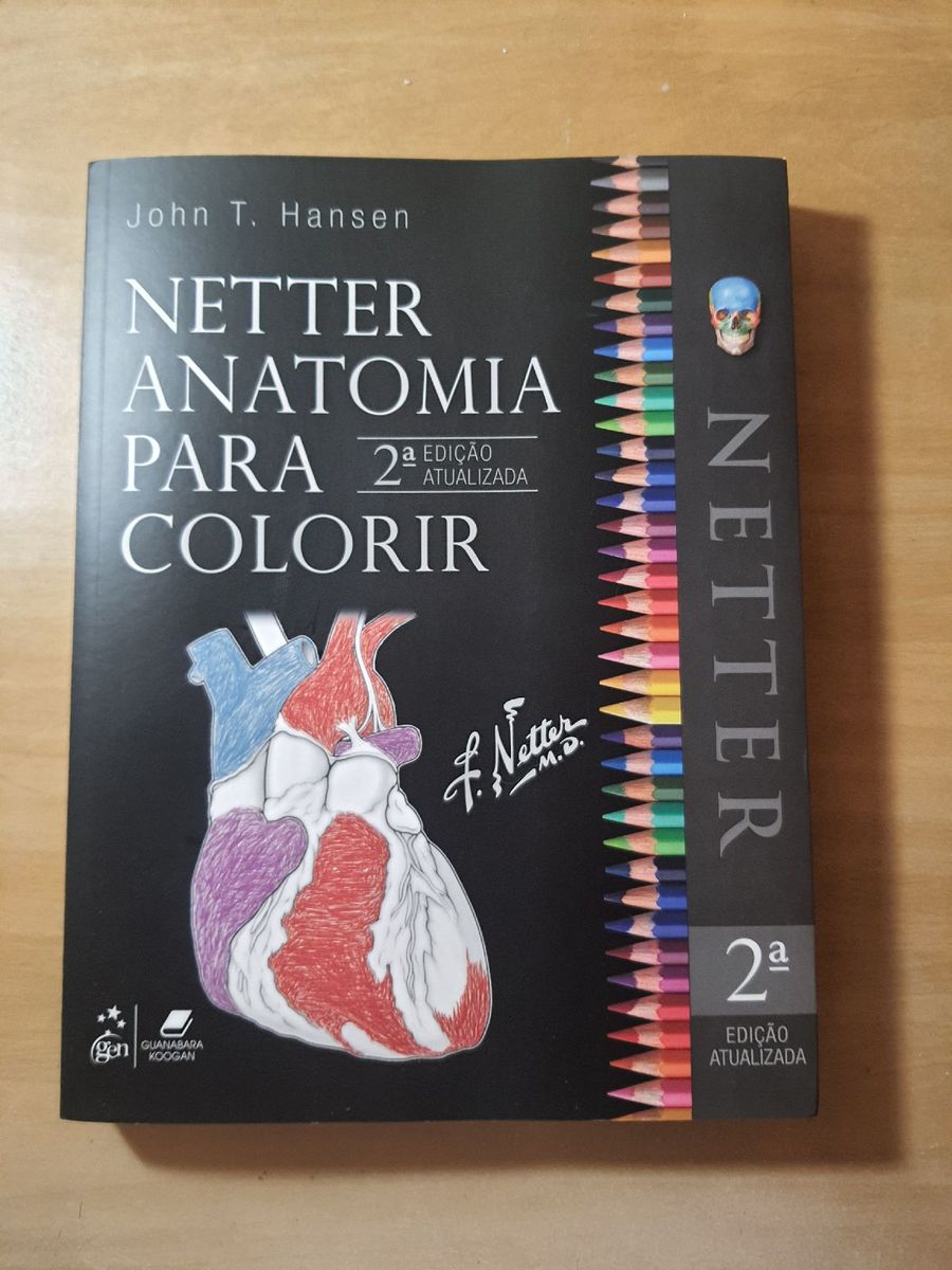 Netter Anatomia Para Colorir Livro Usado 100538805 Enjoei