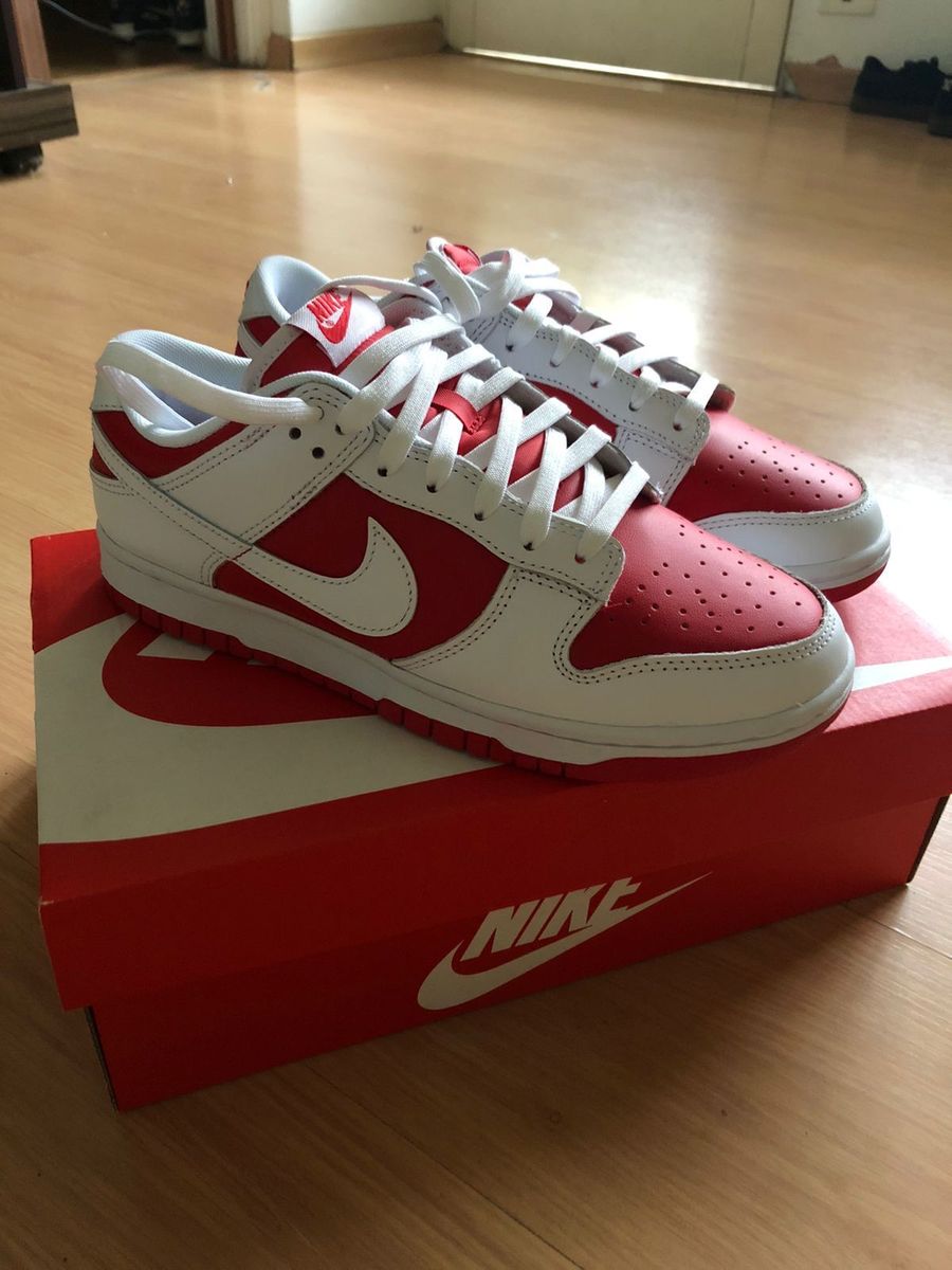 Nike Sb Dunk Low University Red edição Limitada Tênis Masculino