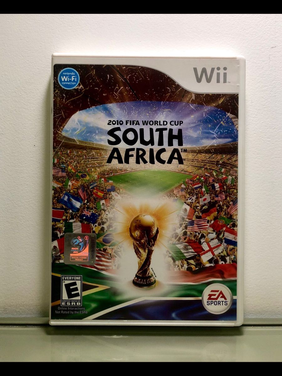 Nintendo Wii Fifa World Cup South Africa 2010 Americano Jogo De