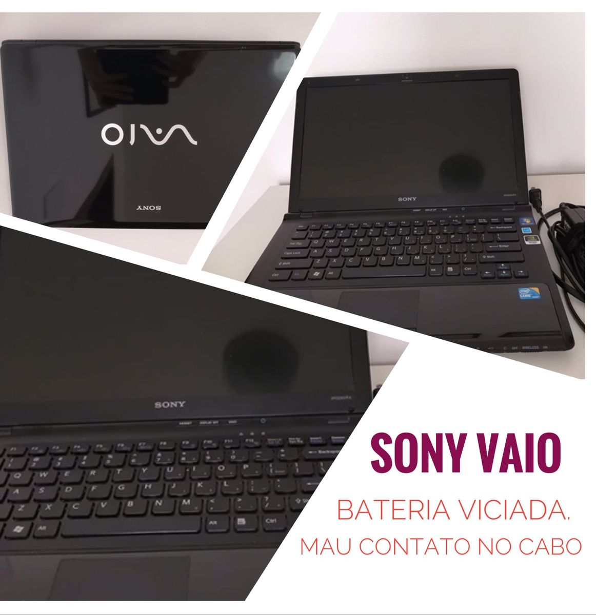 Notebook Sony Vaio Computador Notebook Sony Usado Enjoei