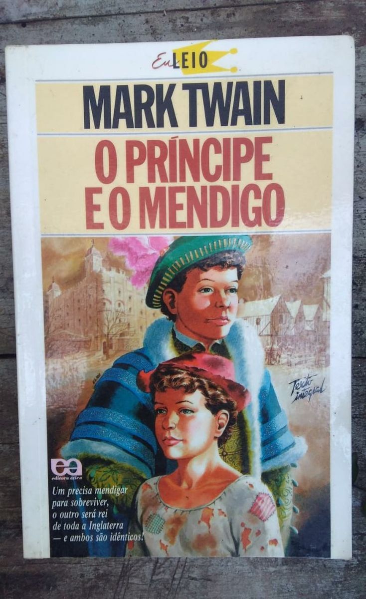 O Príncipe e O Mendigo Livro Editora ática Usado 43428029 enjoei