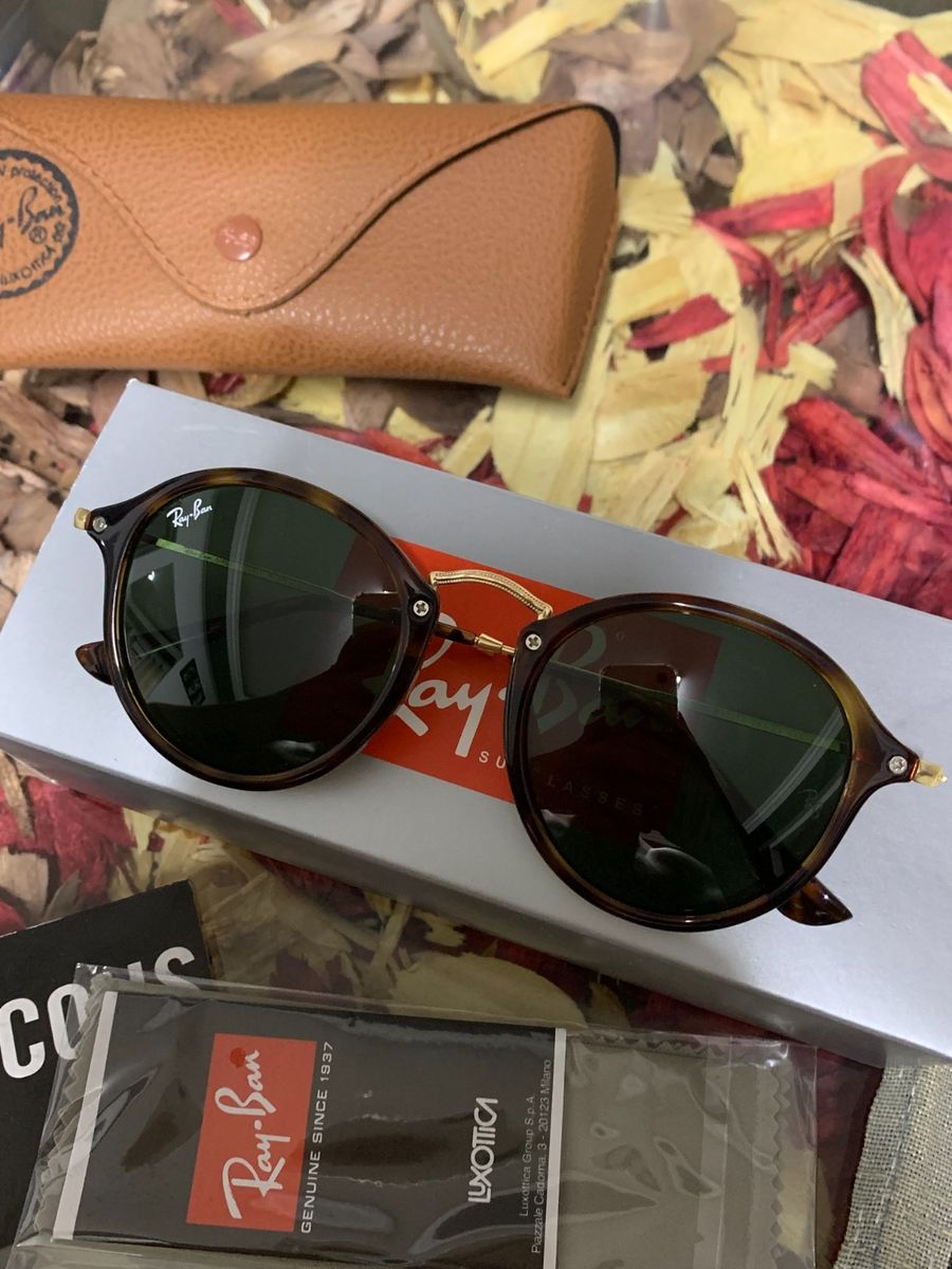 Culos De Sol Ray Ban Round Fleck Rb Original Unissex Culos