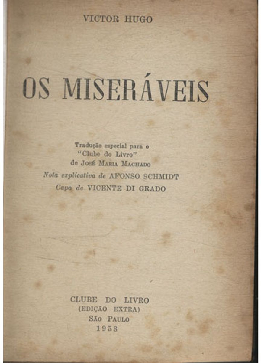 Os Miser Veis Autor Victor Hugo Livro Usado Enjoei