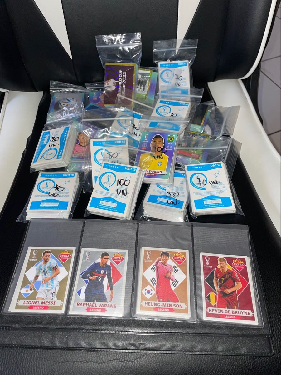 Pack De 100 Figurinhas Sortidas Da Copa Do Mundo 2022 Livro Panini