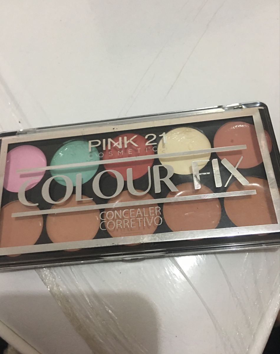 Paleta De Corretivos Colour Fix Pink 21 Maquiagem Feminina Pink 21