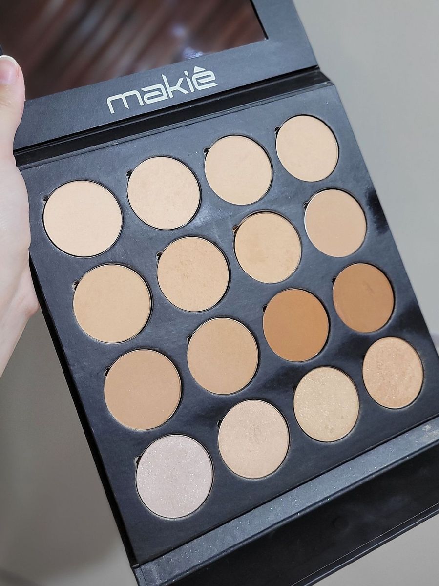 Paleta De P Compacto Profissional Maquiagem Feminina Maki Usado