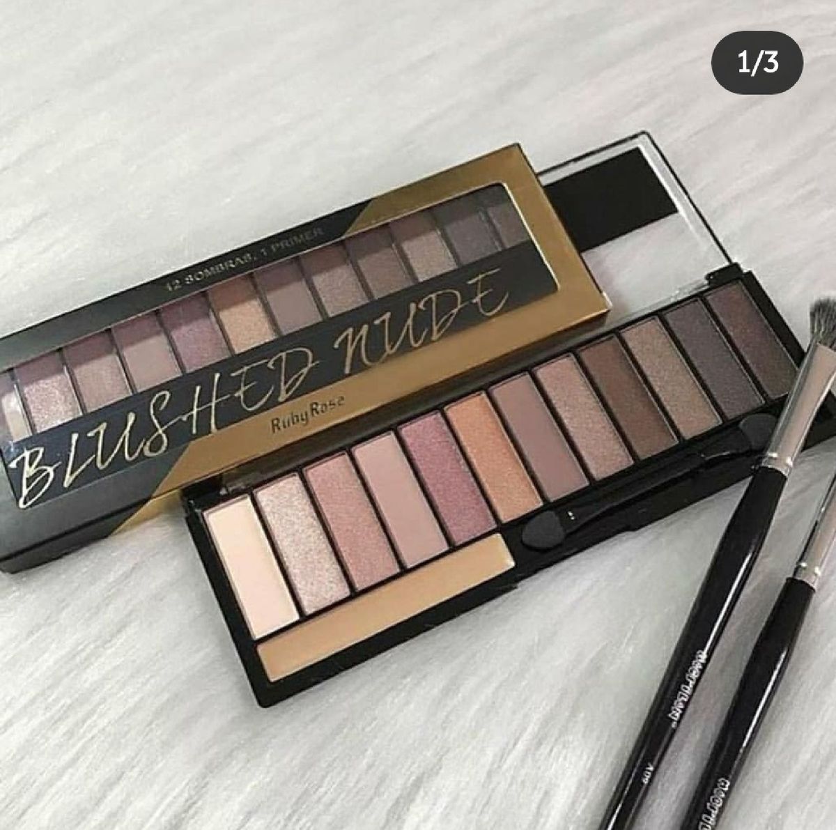 Paleta De Sombras Blushed Nude Ruby Rose Maquiagem Feminina Ruby Rose
