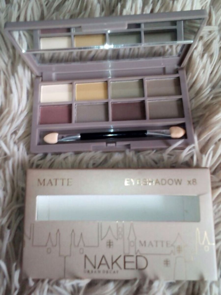 Paleta De Sombras Foscas Naked Mini Maquiagem Feminina Naked Nunca