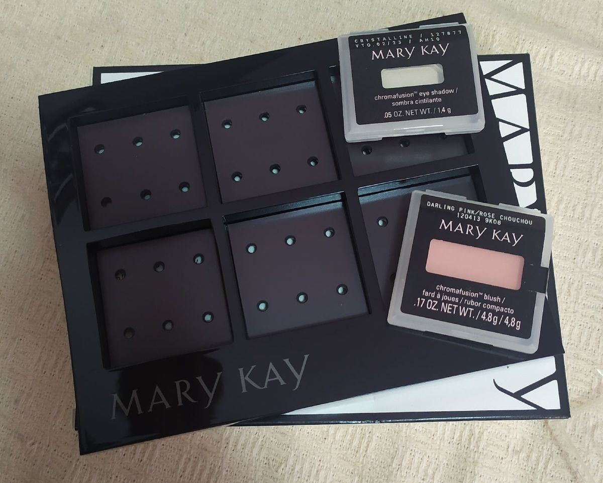 Paleta De Sombras Magn Tica Blush E Sombra Mary Kay Maquiagem