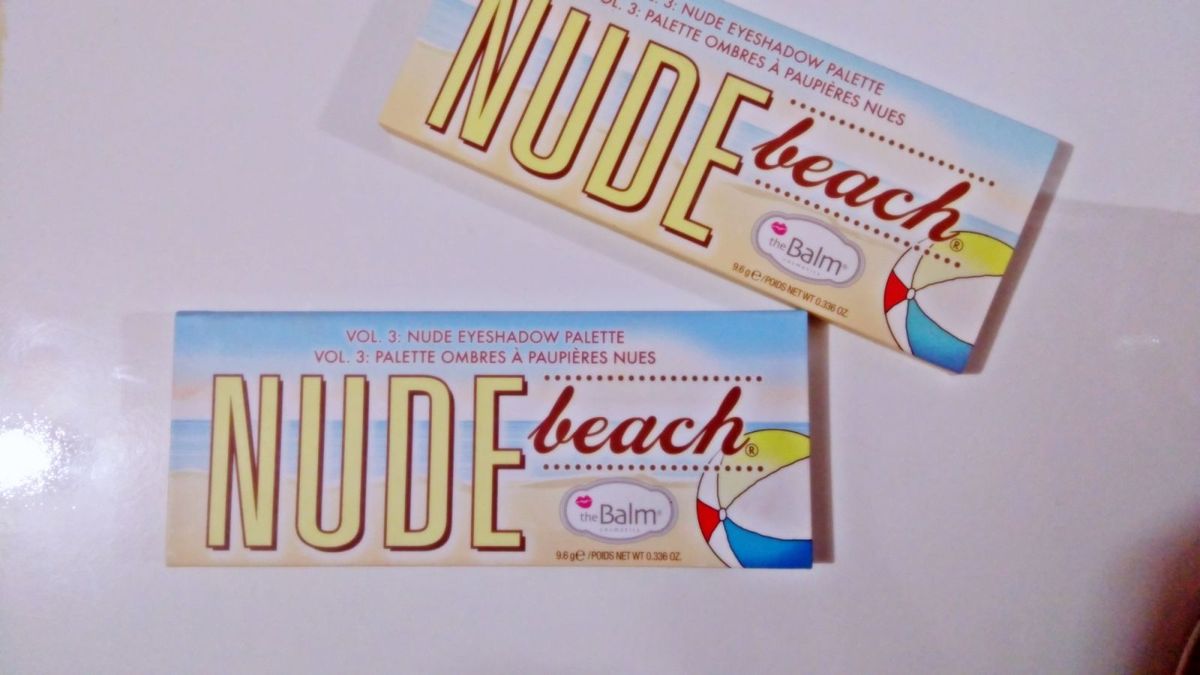 Paleta De Sombras Nude Beach The Balm Maquiagem Feminina The Balm