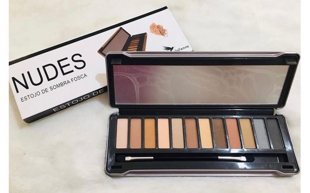 Paleta De Sombras Nude Produto Feminino Bellafemme Nunca Usado