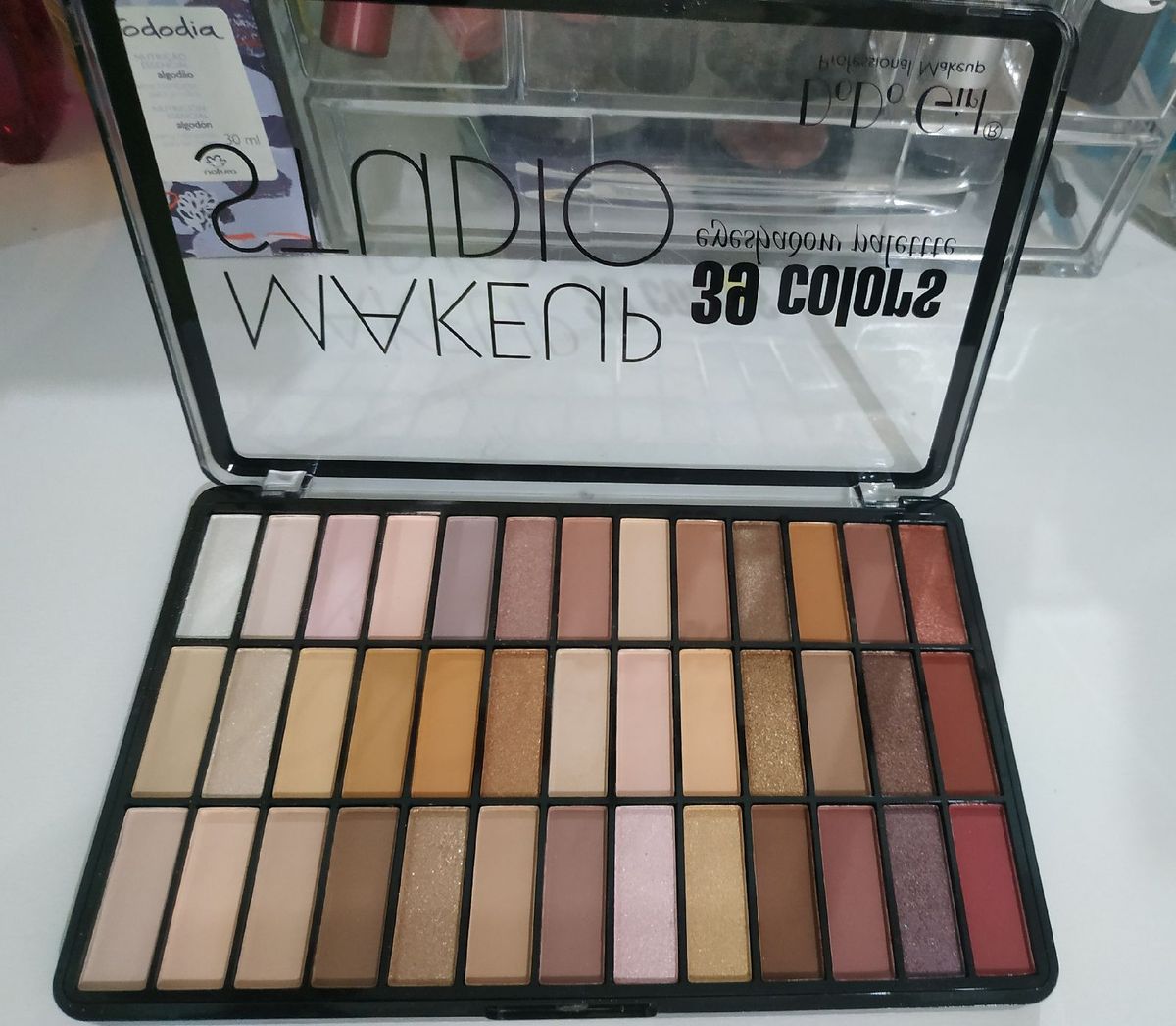 Paleta De Sombras Profissional Do Nude Ao Cintilante Maquiagem