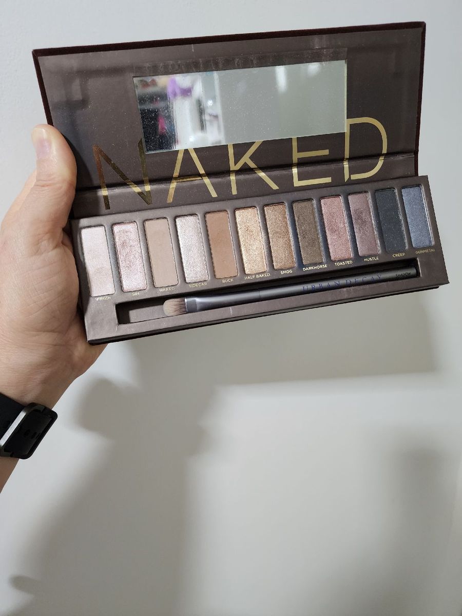 Paleta de Sombras Urban Decay Naked 1 Quase sem Uso só 5 Cores Foram