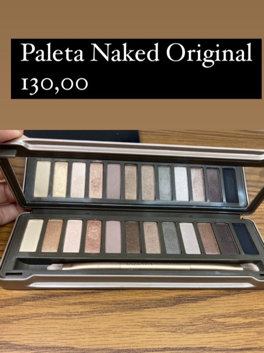 Paleta Naked Original Maquiagem Feminina Urban Dekay Usado