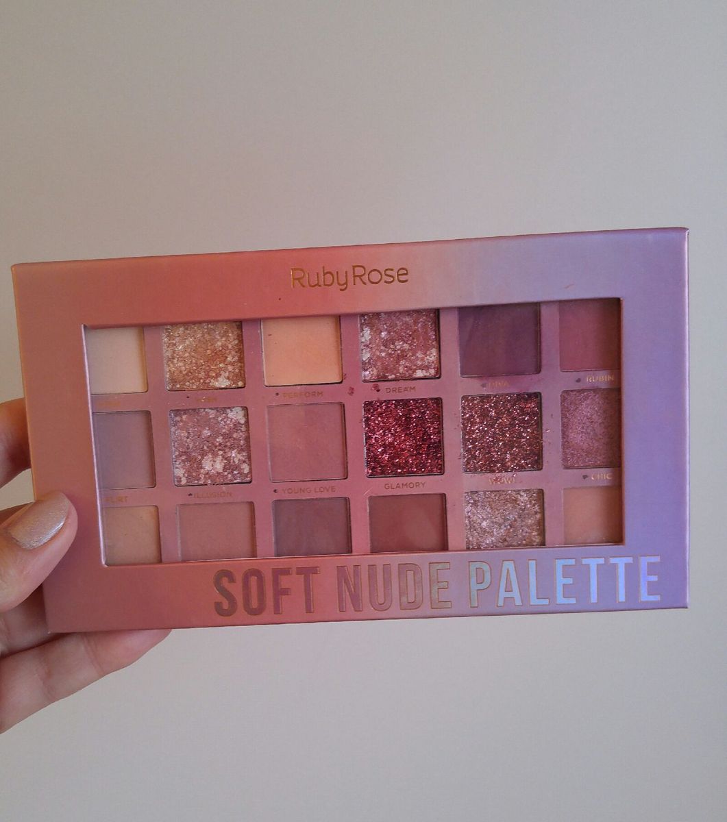 Paleta Ruby Rose Soft Nude Maquiagem Feminina Ruby Rose Usado