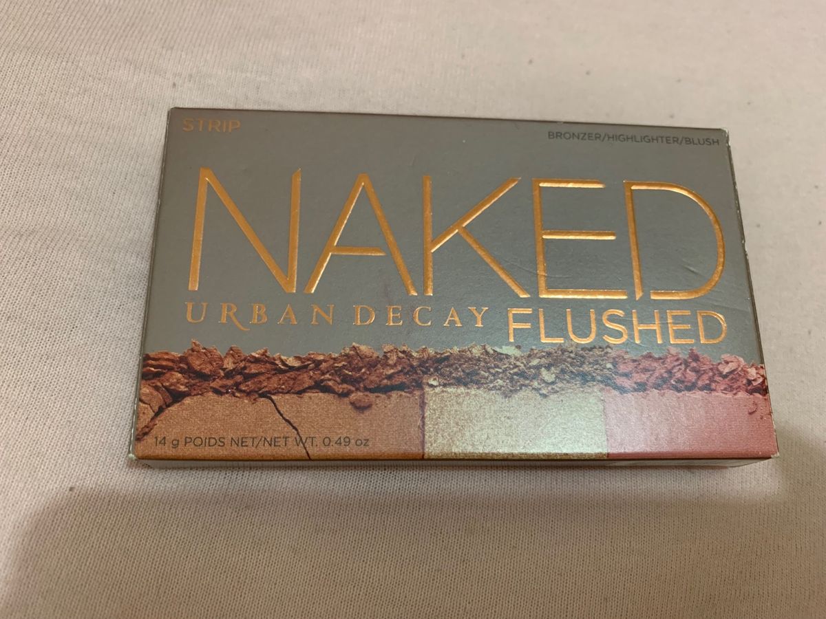 Paleta Urban Decay Naked Flushed Maquiagem Feminina Urban Decay Nunca