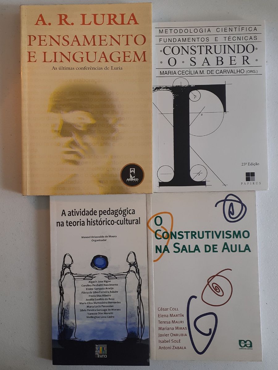 Pedagogia Didática e Construtivismo Livro Sebo Classicos E