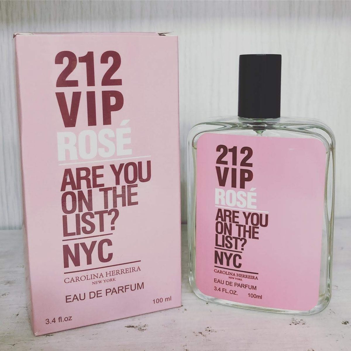 Perfume Contratipo 212 Vip Rosé Perfume Feminino Nunca Usado 57092421