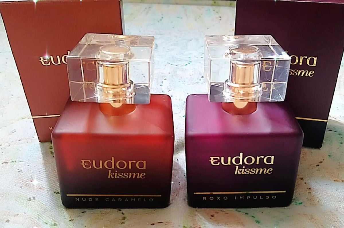 Perfume Nude Caramelo E Roxo Impulso Perfume Feminino Eudora Usado