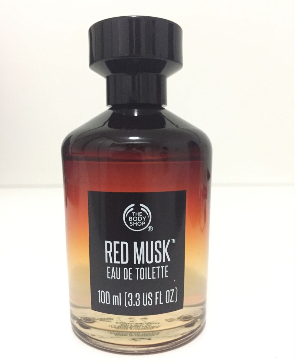 Perfume Red Musk The Body Shop Usado Resta Produto Masculino