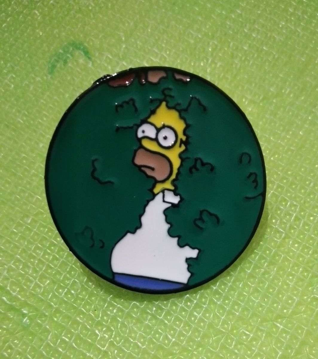 Pin Homer Simpson Cacareco Mágica Mente Nunca Usado 64730520 enjoei