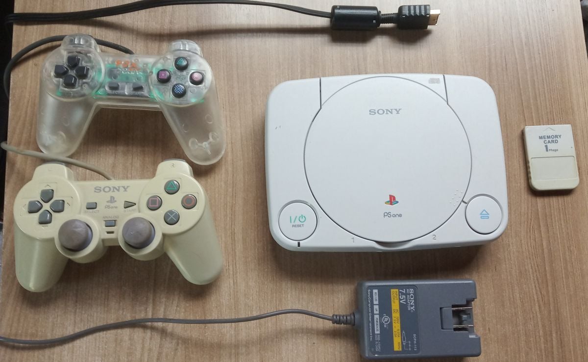 Playstation 1 Psone Baby Slim Desbloqueado Console De Videogame Sony