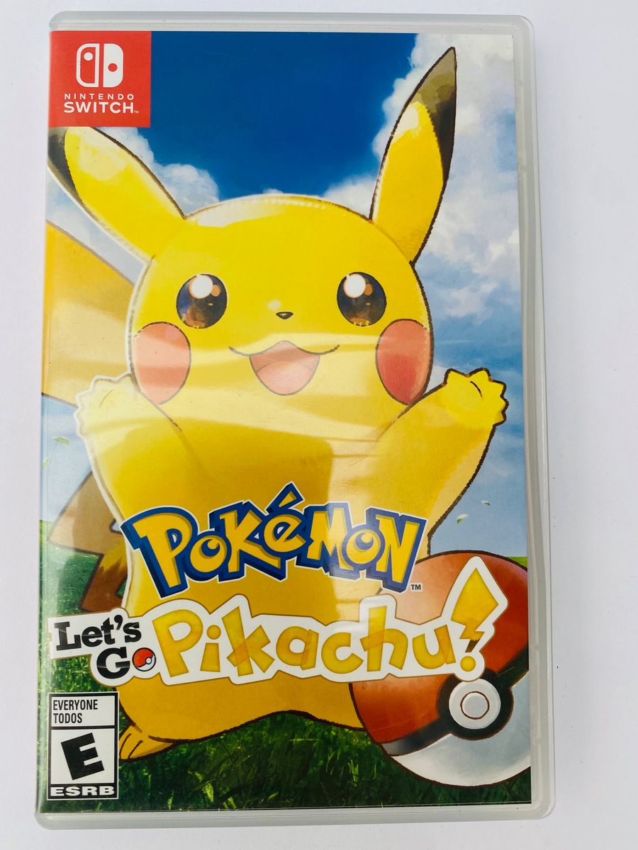 Pokémon Lets s Go Pikachu Jogo Nintendo Switch Original Jogo de