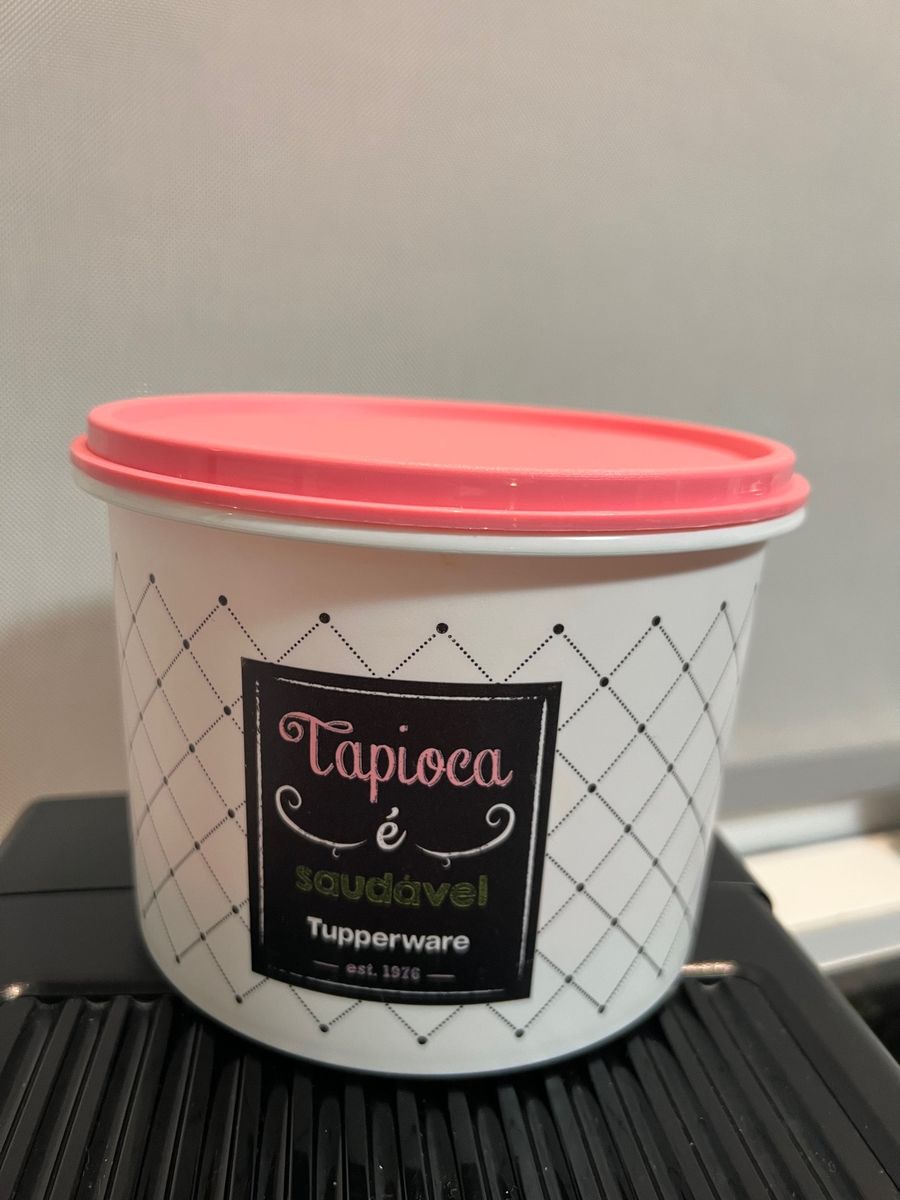 Pote para Armazenar Tapioca Tupperware Móvel de Cozinha Tupperware