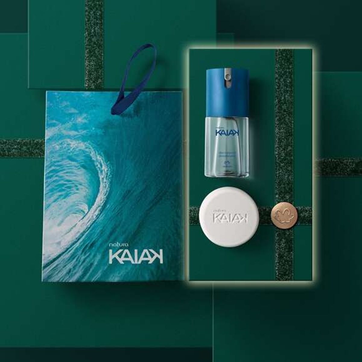 Presente Natura Kaiak Cuidados Masculinos Perfume Masculino Natura