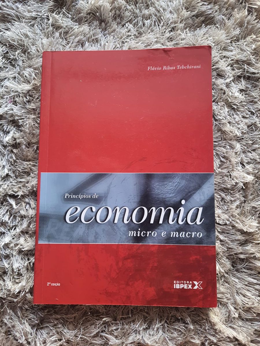 Princípios Economia Micro e Macro Flávio Ribas Techirani Livro