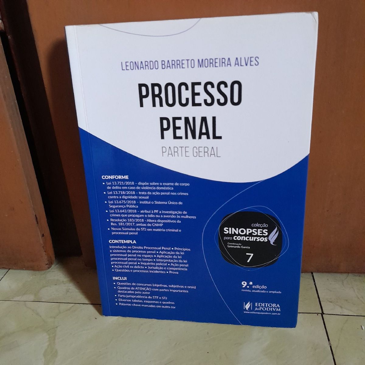 Processo Penal Parte Geral Livro Editora Juspodivm Usado 85516439