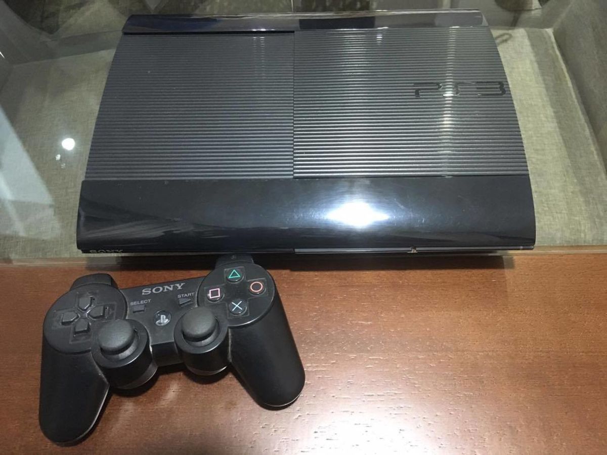 Ps3 500gb Super Slim 2 Controles Originais Console De Videogame