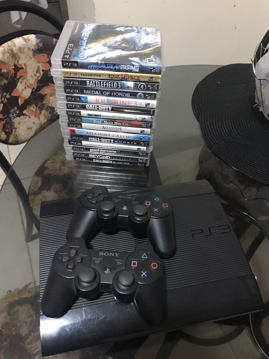 Ps Em Boa Condi Es Acompanha Tudo Dois Consoles Tr S Jogos