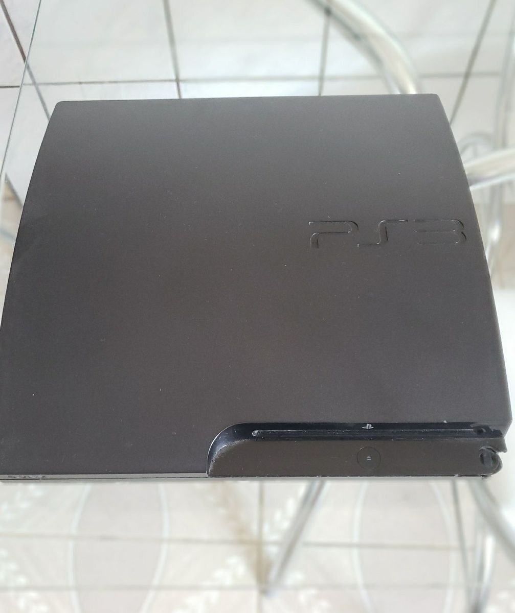 Ps3 Slim Desbloqueado Atualizado Console De Videogame Sony Usado